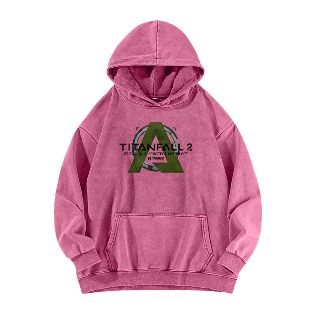 TITANFALL Unisex Washed Hoodie 2601003123