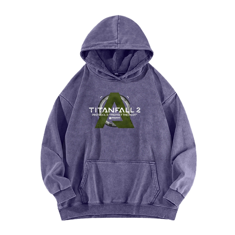 TITANFALL Unisex Washed Hoodie 2601003123