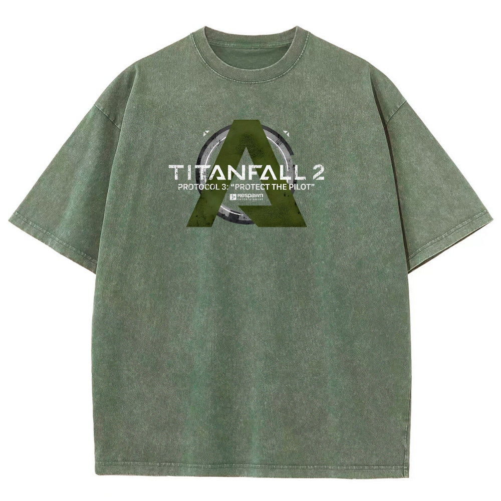 TITANFALL Unisex Fit Washed T-Shirt 2601003431