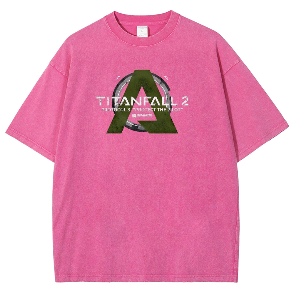 TITANFALL Unisex Fit Washed T-Shirt 2601003431