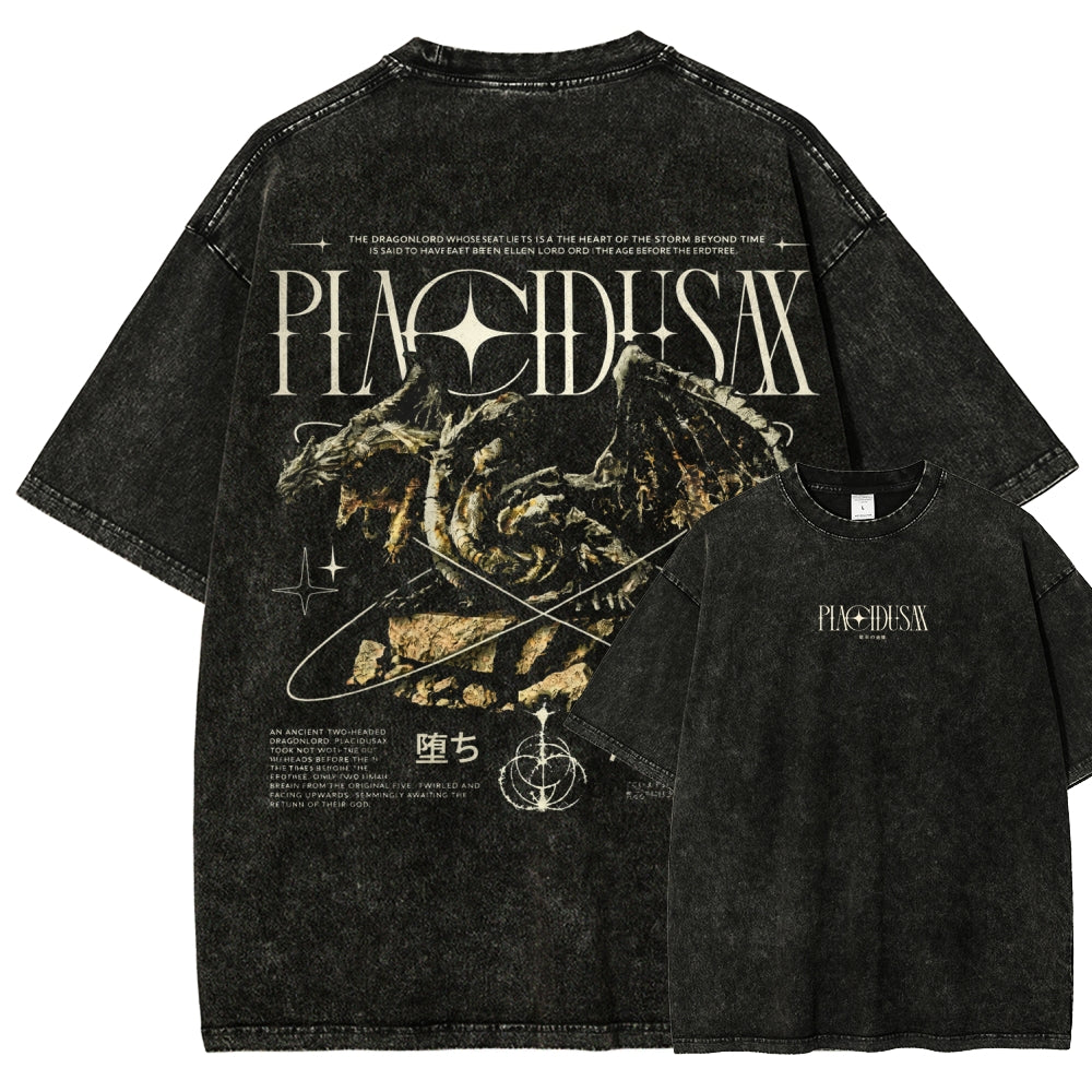Dark Souls   Unisex Fit Washed T-Shirt 2601005297