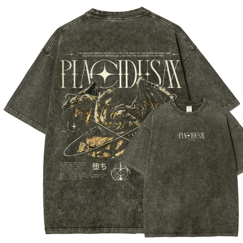 Dark Souls   Unisex Fit Washed T-Shirt 2601005297