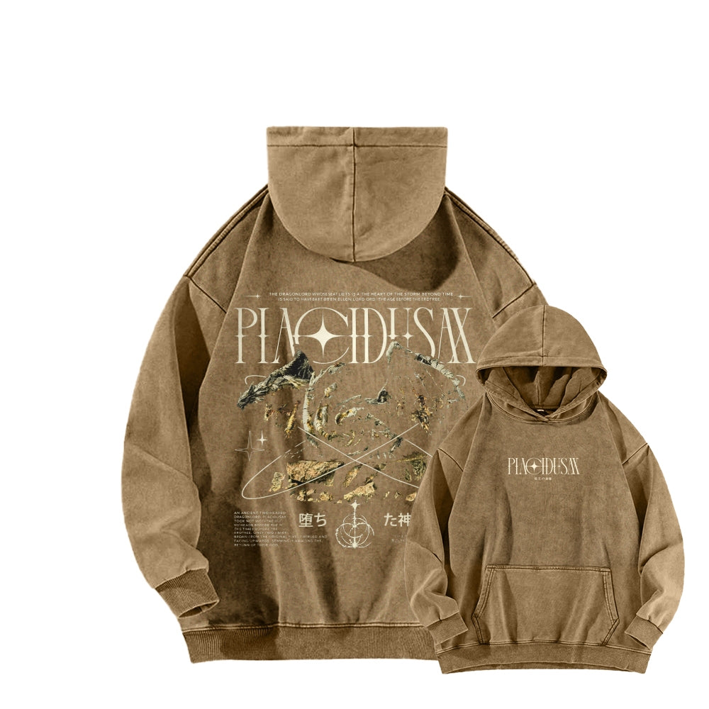 Dark Souls   Unisex Washed Hoodie 2601005339