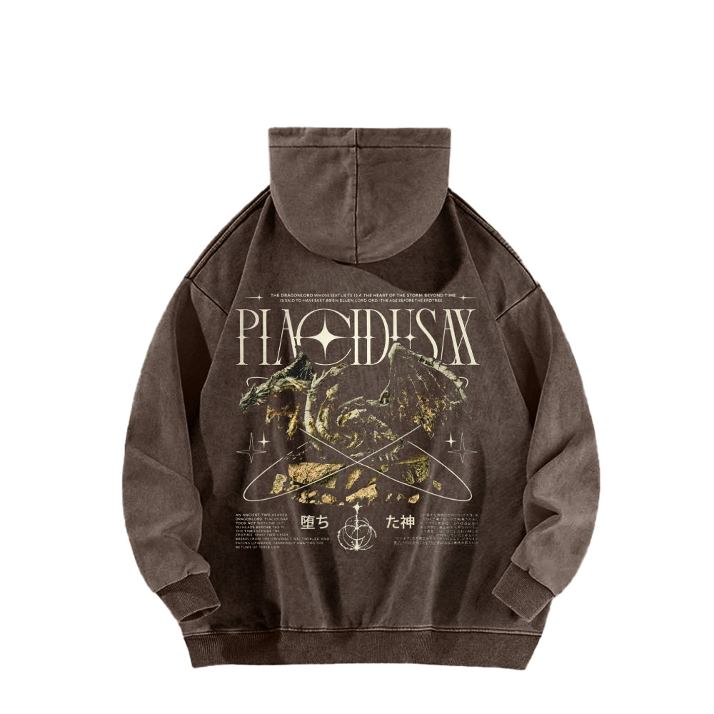 Dark Souls   Unisex Washed Hoodie 2601005339