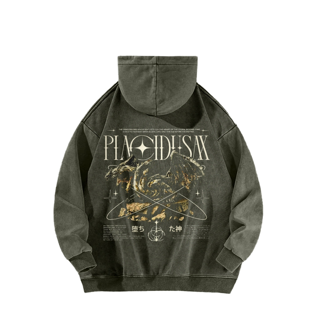 Dark Souls   Unisex Washed Hoodie 2601005339
