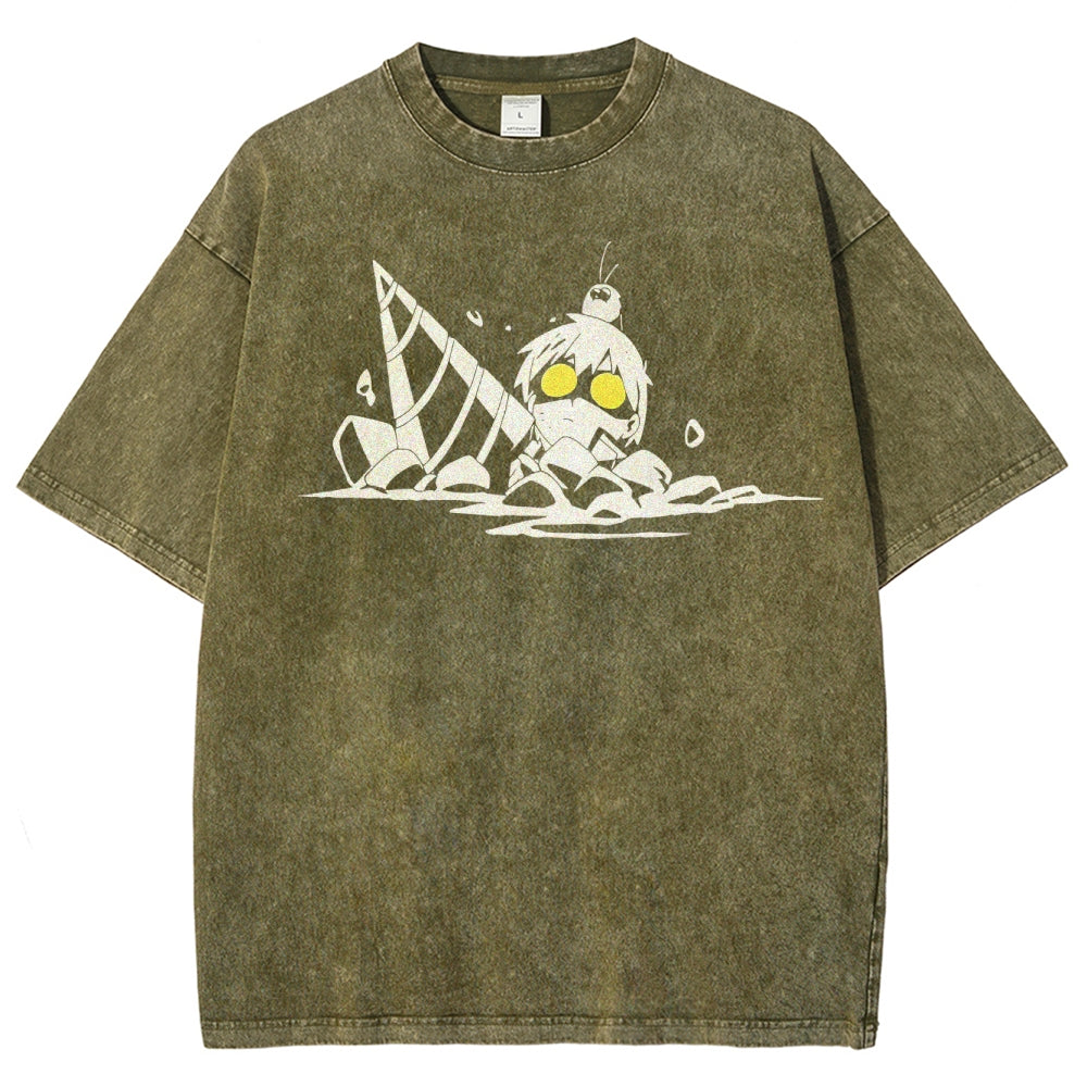 Gurren lagann Tengen Toppa Unisex Fit Washed T-Shirt 2601005719