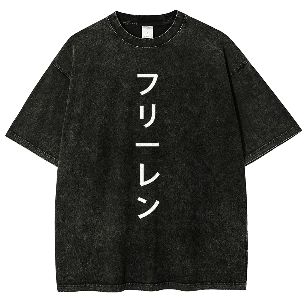 Frieren Unisex Fit Washed T-Shirt 2601005954