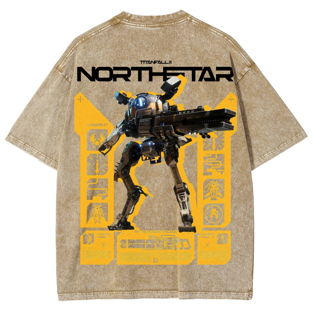 TITANFALL Unisex Fit Washed T-Shirt 2601007882