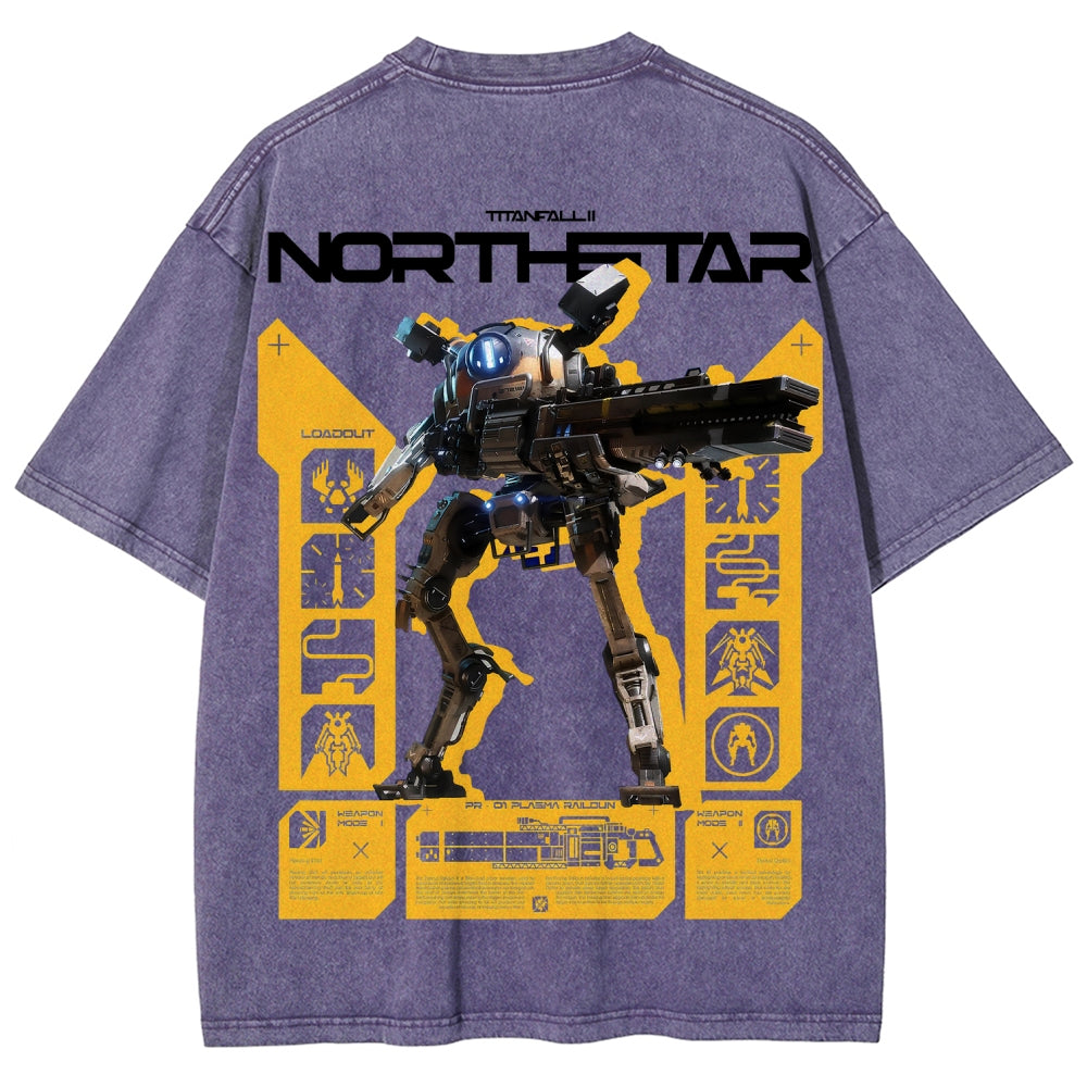 TITANFALL Unisex Fit Washed T-Shirt 2601007882