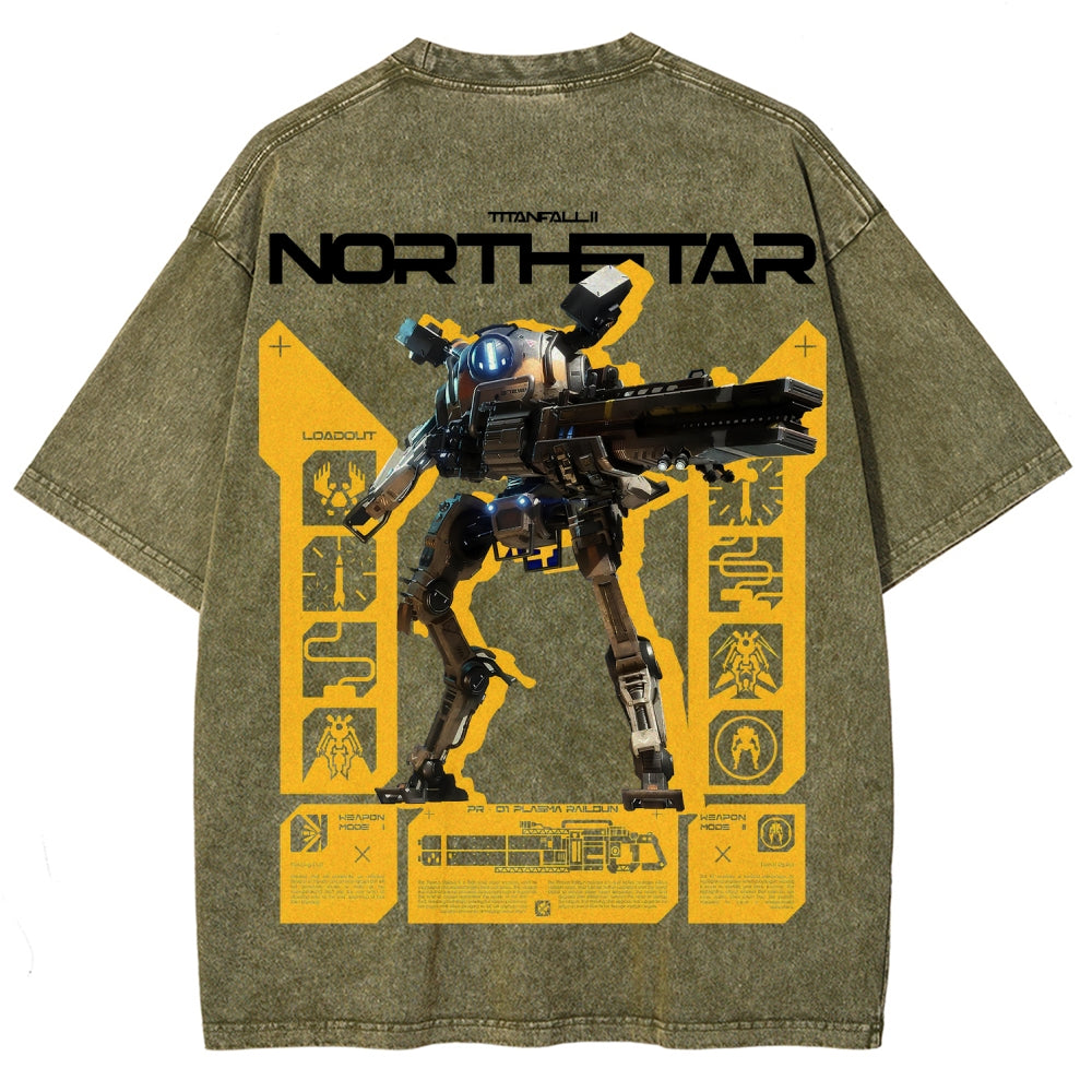 TITANFALL Unisex Fit Washed T-Shirt 2601007882