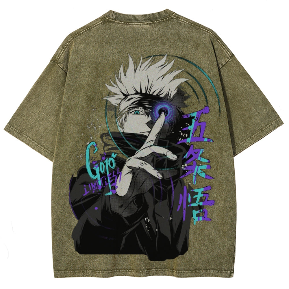 Jujutsu Kaisen Unisex Fit Washed T-Shirt 2601008081