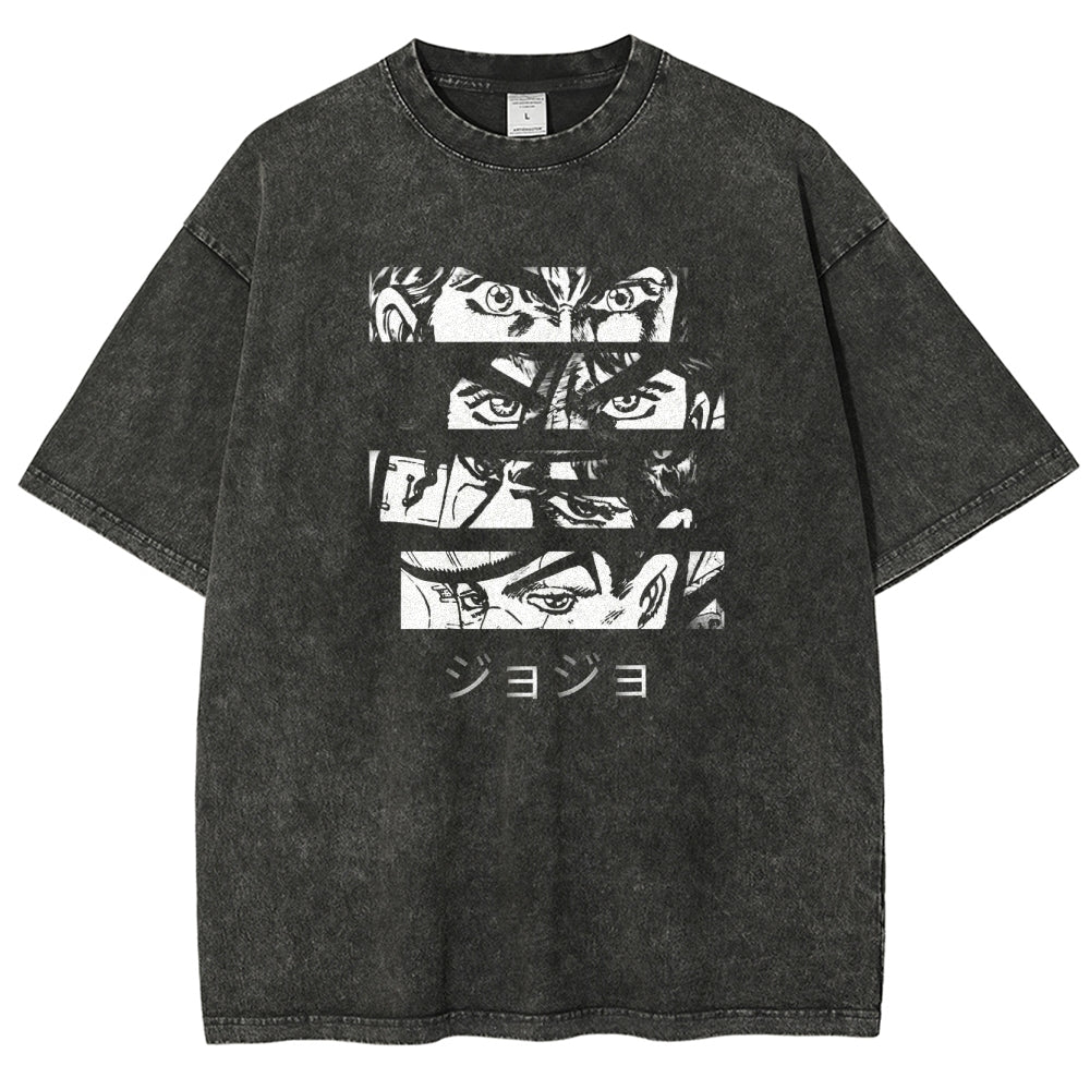 JoJo’s Bizarre Adventure Unisex Fit Washed T-Shirt 2601008436