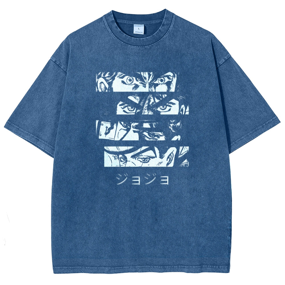 JoJo’s Bizarre Adventure Unisex Fit Washed T-Shirt 2601008436