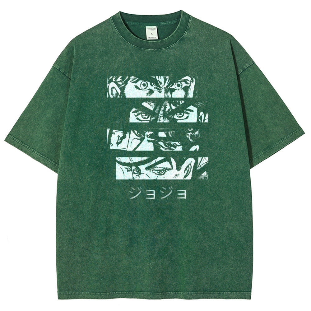 JoJo’s Bizarre Adventure Unisex Fit Washed T-Shirt 2601008436