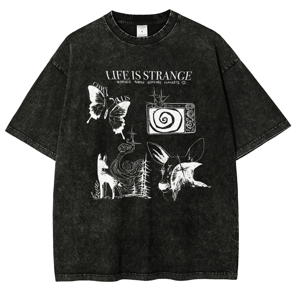 Life Is Strange Unisex Fit Washed T-Shirt 2601008795