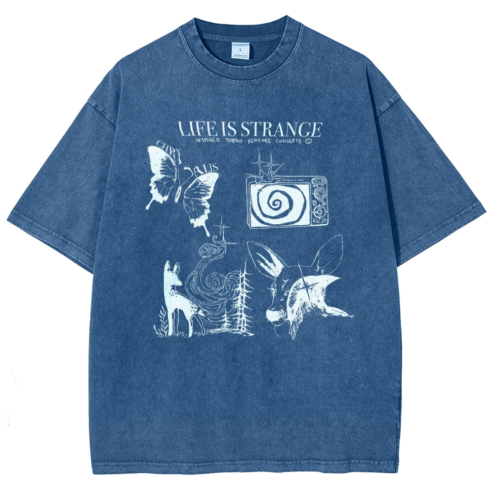 Life Is Strange Unisex Fit Washed T-Shirt 2601008795