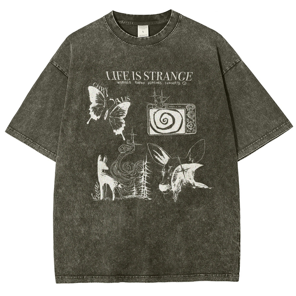 Life Is Strange Unisex Fit Washed T-Shirt 2601008795