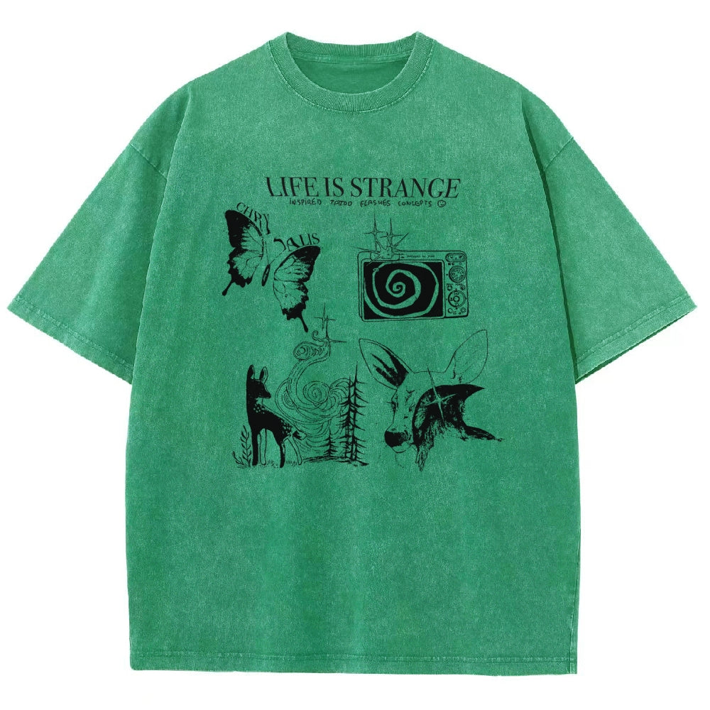 Life Is Strange Unisex Fit Washed T-Shirt 2601008795