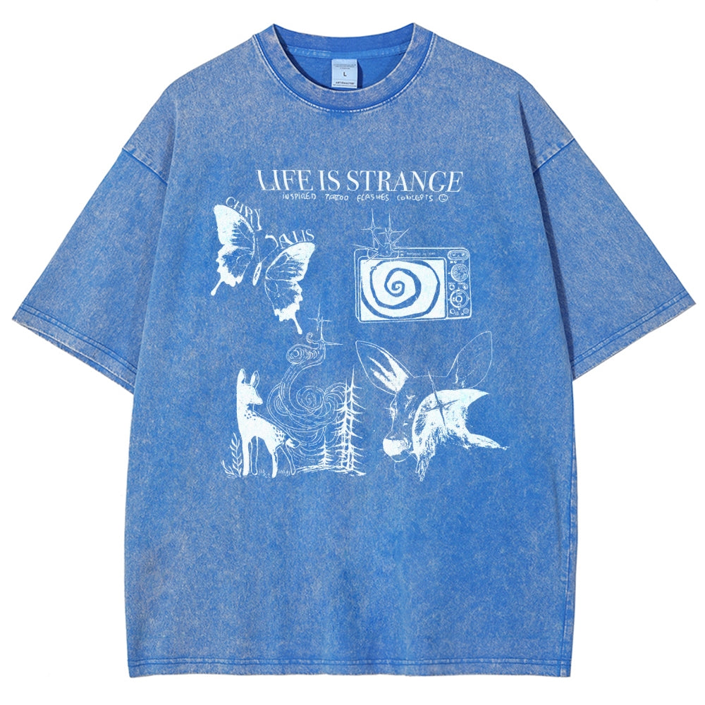 Life Is Strange Unisex Fit Washed T-Shirt 2601008795