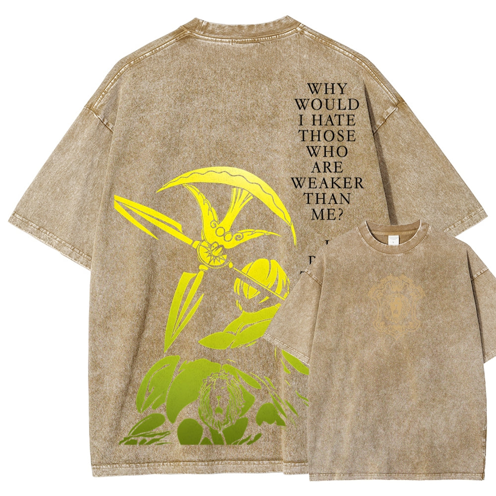 Seven Deadly Sins Unisex Fit Washed T-Shirt 2601009554