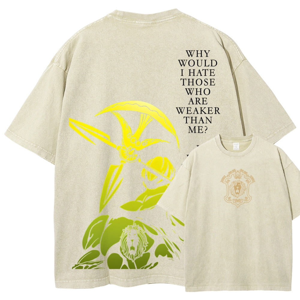 Seven Deadly Sins Unisex Fit Washed T-Shirt 2601009554