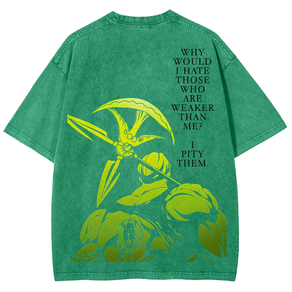 Seven Deadly Sins Unisex Fit Washed T-Shirt 2601009554