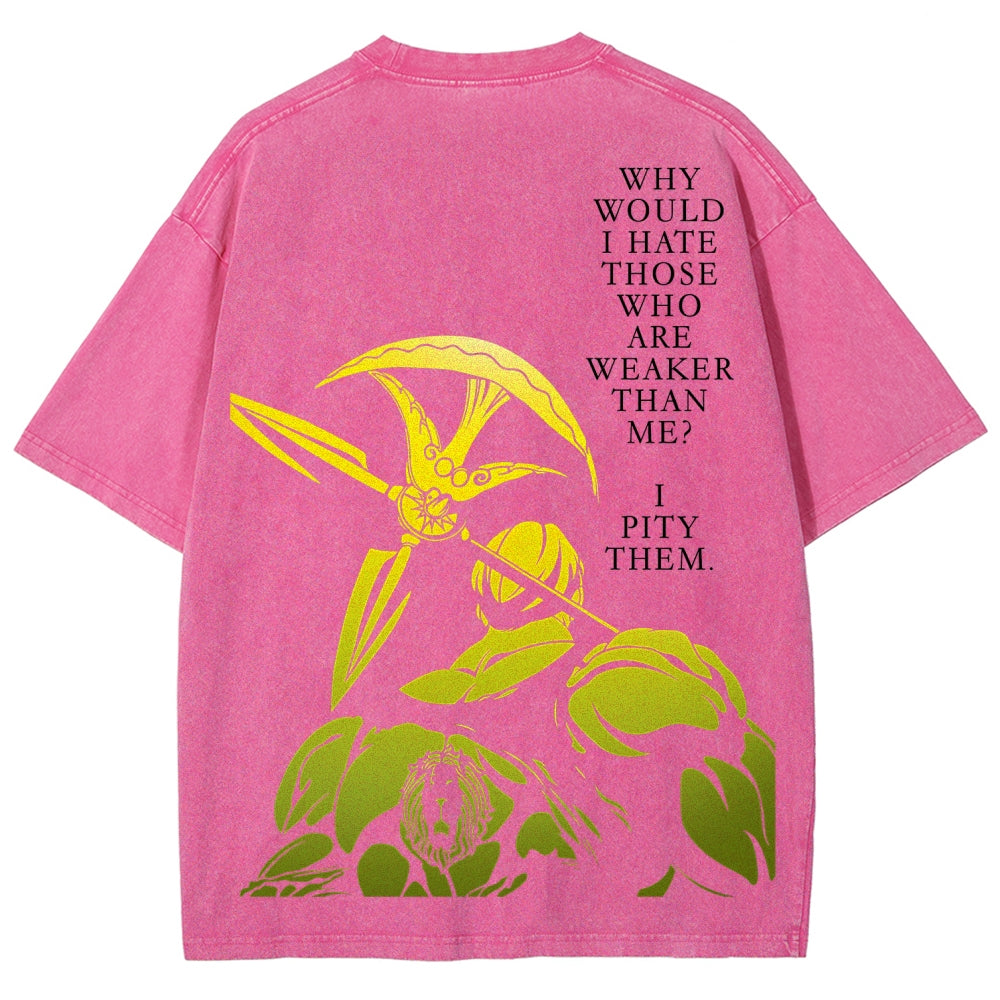 Seven Deadly Sins Unisex Fit Washed T-Shirt 2601009554