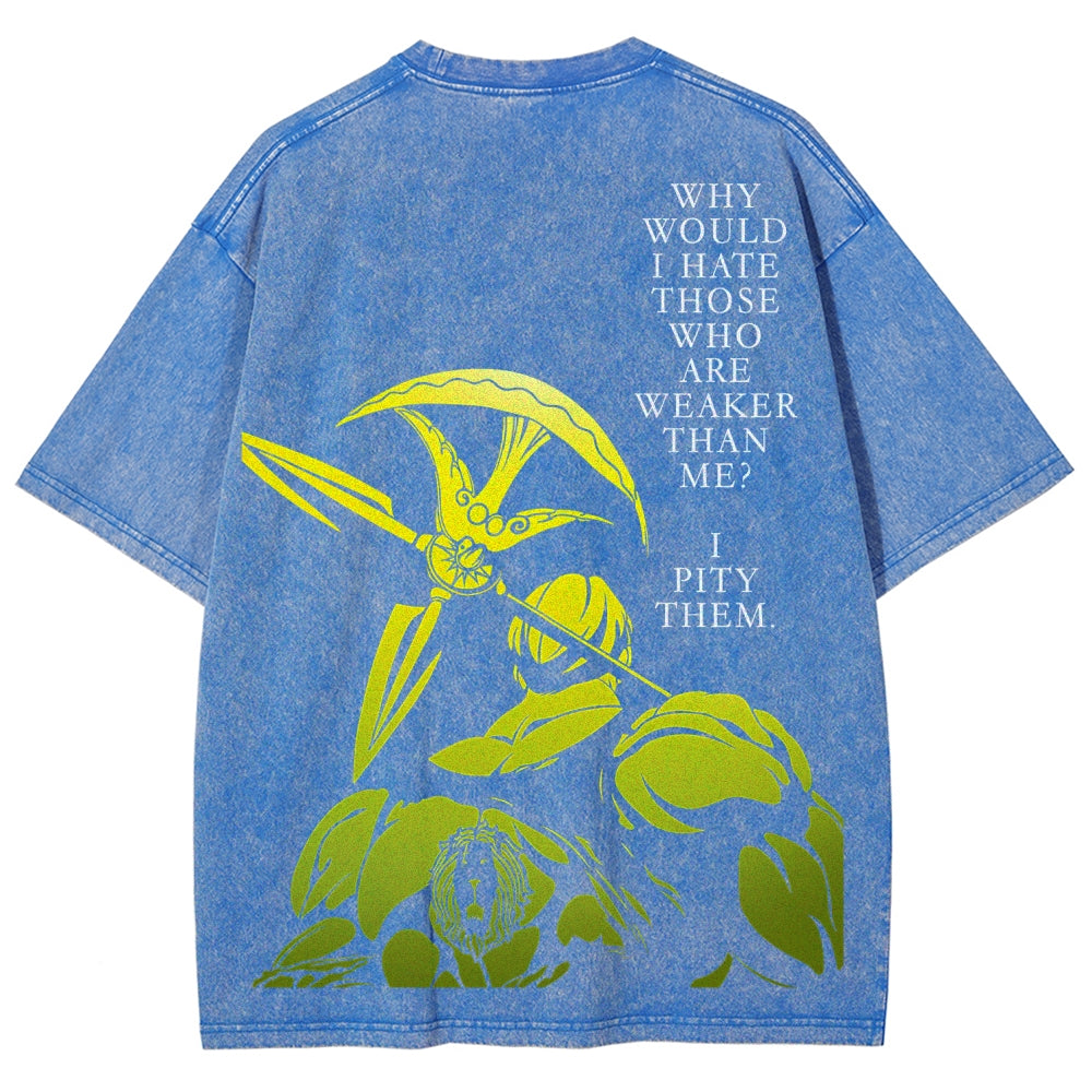 Seven Deadly Sins Unisex Fit Washed T-Shirt 2601009554