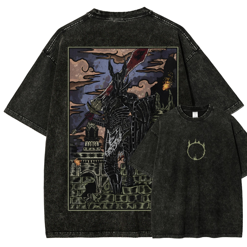 Dark Souls Unisex Fit Washed T-Shirt 2601009900