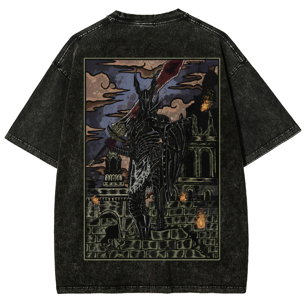 Dark Souls Unisex Fit Washed T-Shirt 2601009900