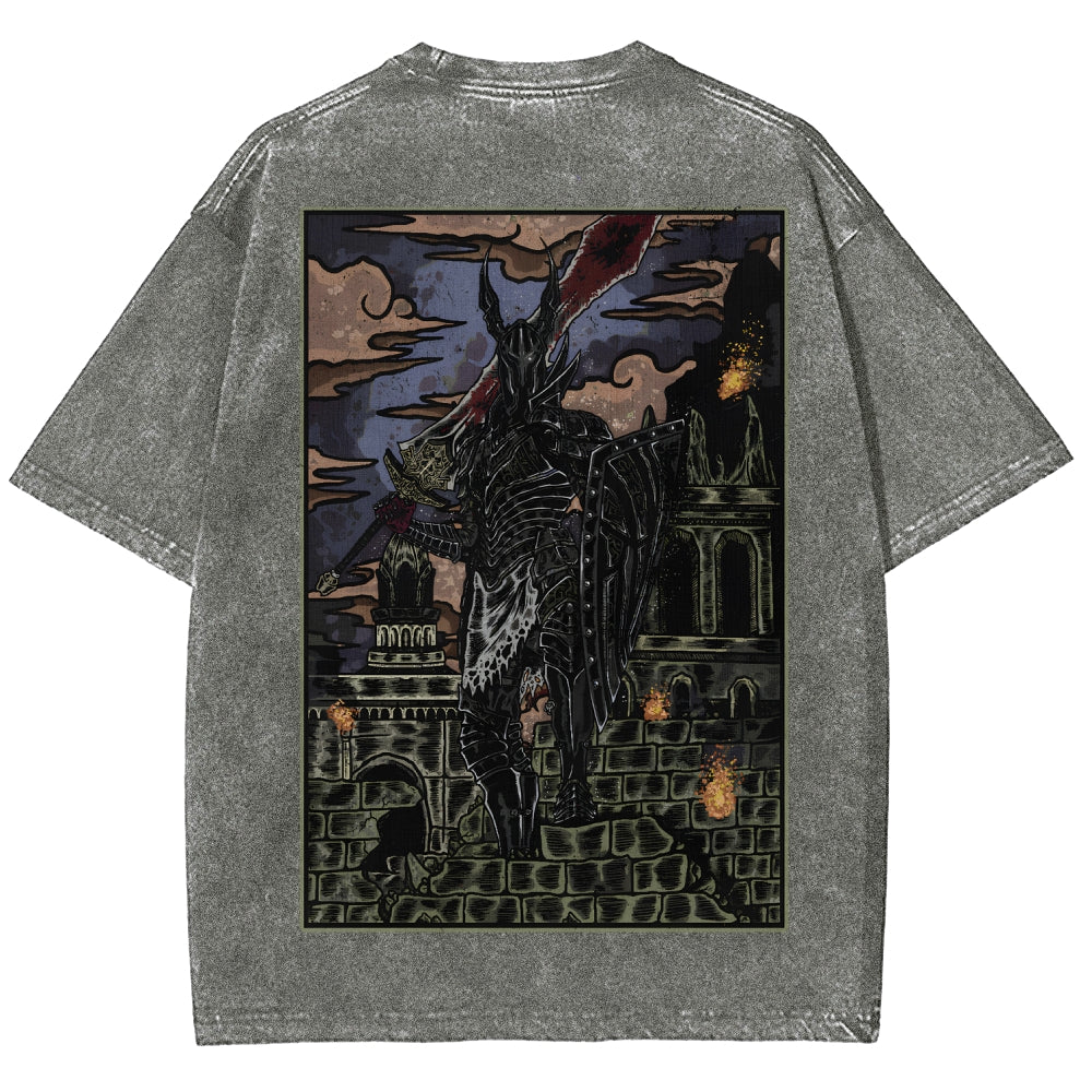 Dark Souls Unisex Fit Washed T-Shirt 2601009900