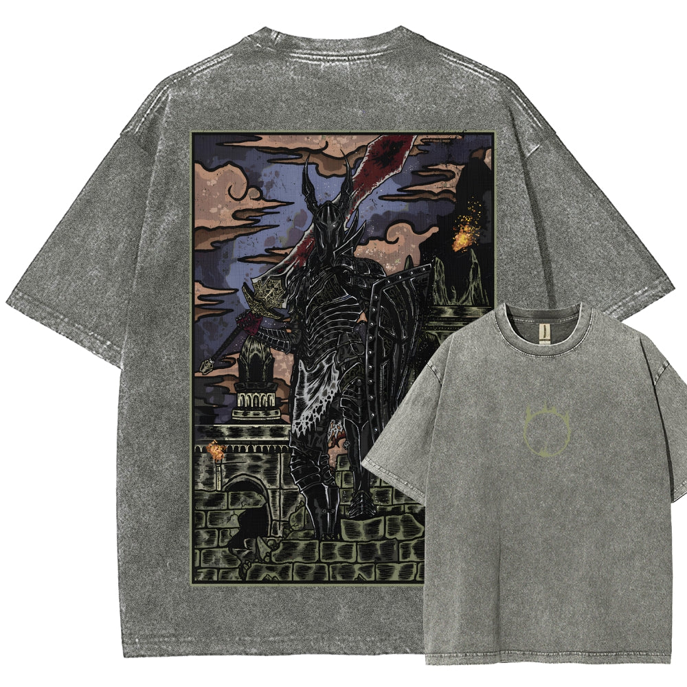 Dark Souls Unisex Fit Washed T-Shirt 2601009900
