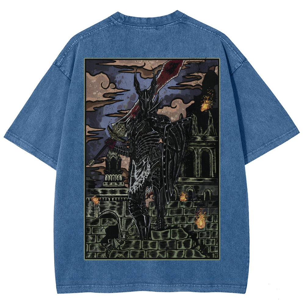 Dark Souls Unisex Fit Washed T-Shirt 2601009900