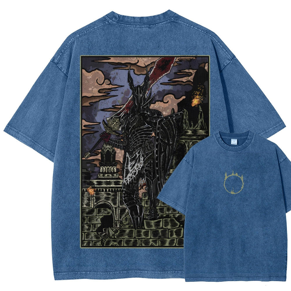 Dark Souls Unisex Fit Washed T-Shirt 2601009900