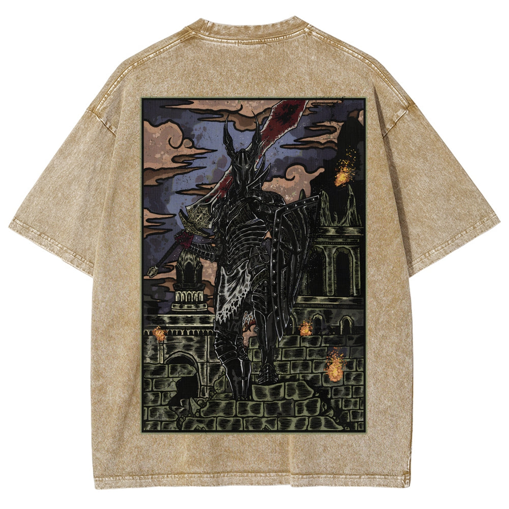 Dark Souls Unisex Fit Washed T-Shirt 2601009900
