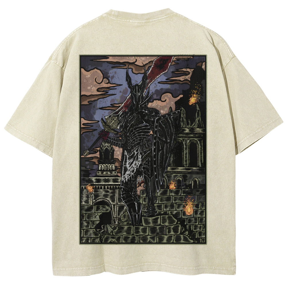 Dark Souls Unisex Fit Washed T-Shirt 2601009900