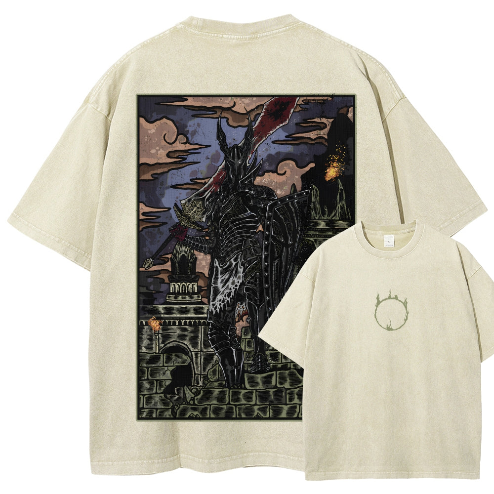 Dark Souls Unisex Fit Washed T-Shirt 2601009900