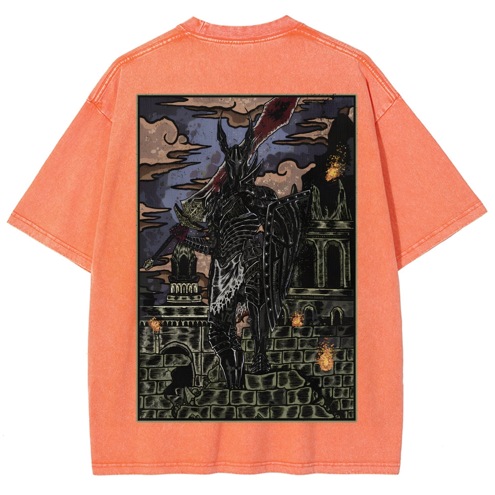 Dark Souls Unisex Fit Washed T-Shirt 2601009900
