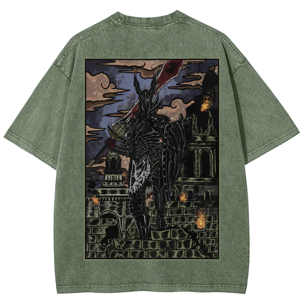 Dark Souls Unisex Fit Washed T-Shirt 2601009900