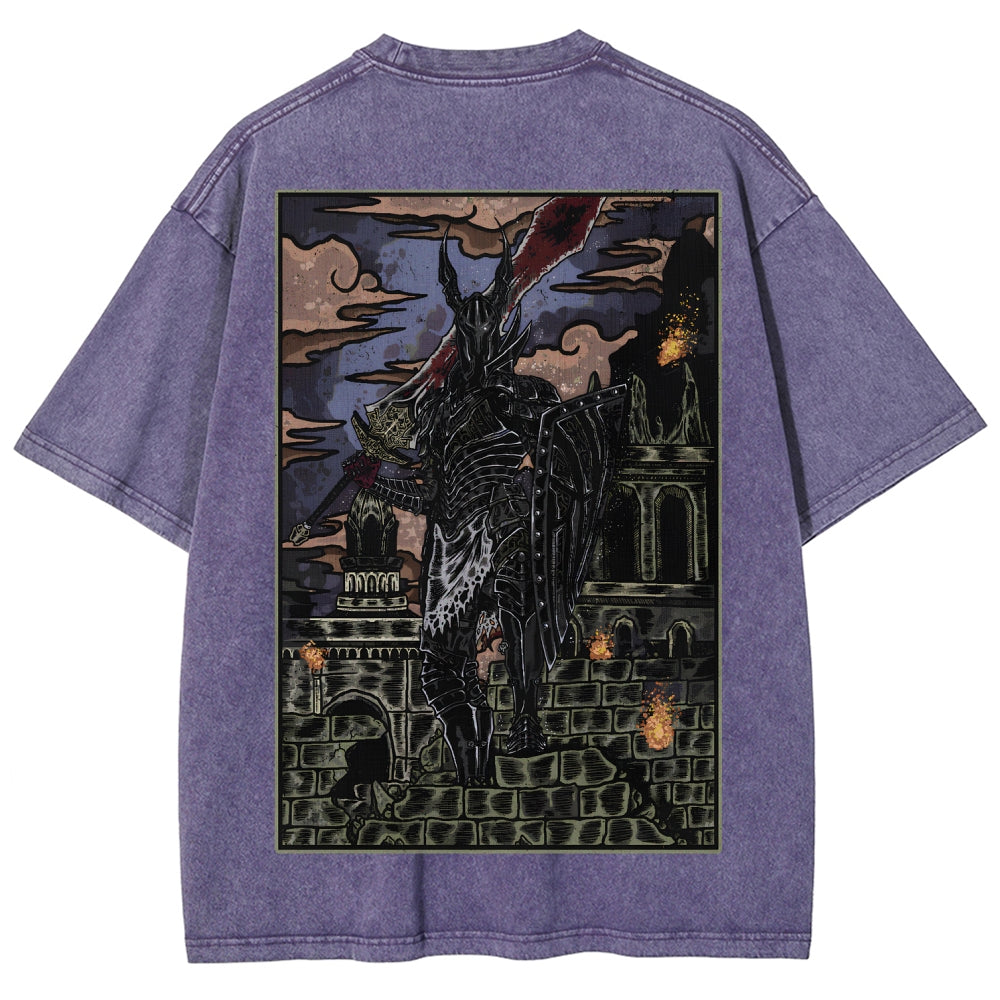Dark Souls Unisex Fit Washed T-Shirt 2601009900
