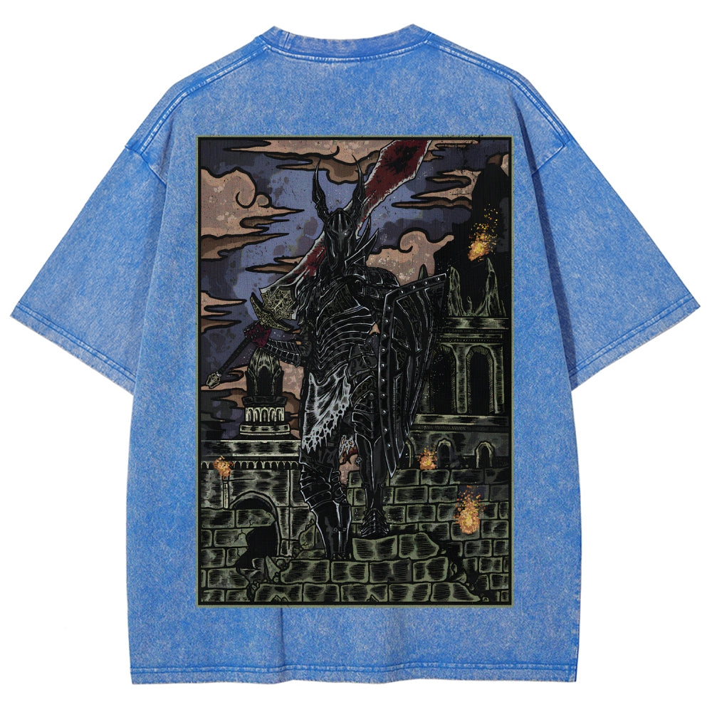 Dark Souls Unisex Fit Washed T-Shirt 2601009900