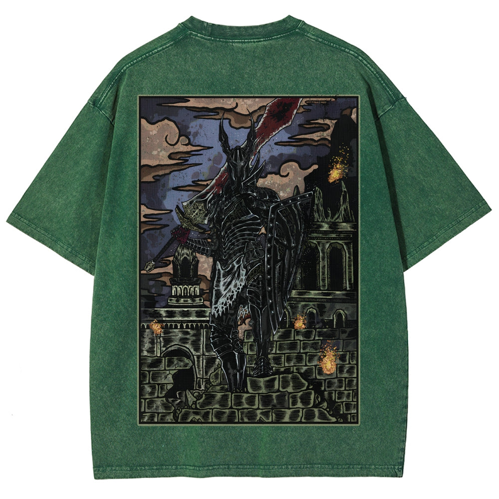Dark Souls Unisex Fit Washed T-Shirt 2601009900