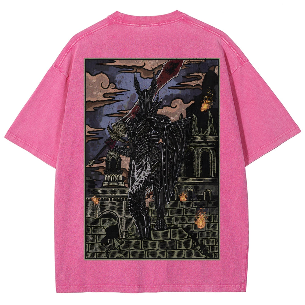 Dark Souls Unisex Fit Washed T-Shirt 2601009900
