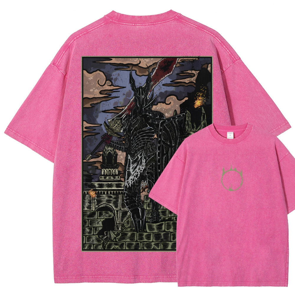 Dark Souls Unisex Fit Washed T-Shirt 2601009900