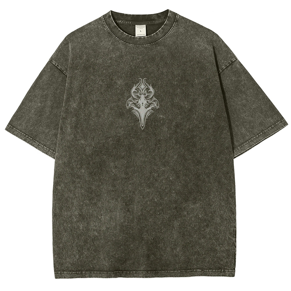 Dark Souls Unisex Fit Washed T-Shirt 2601009916