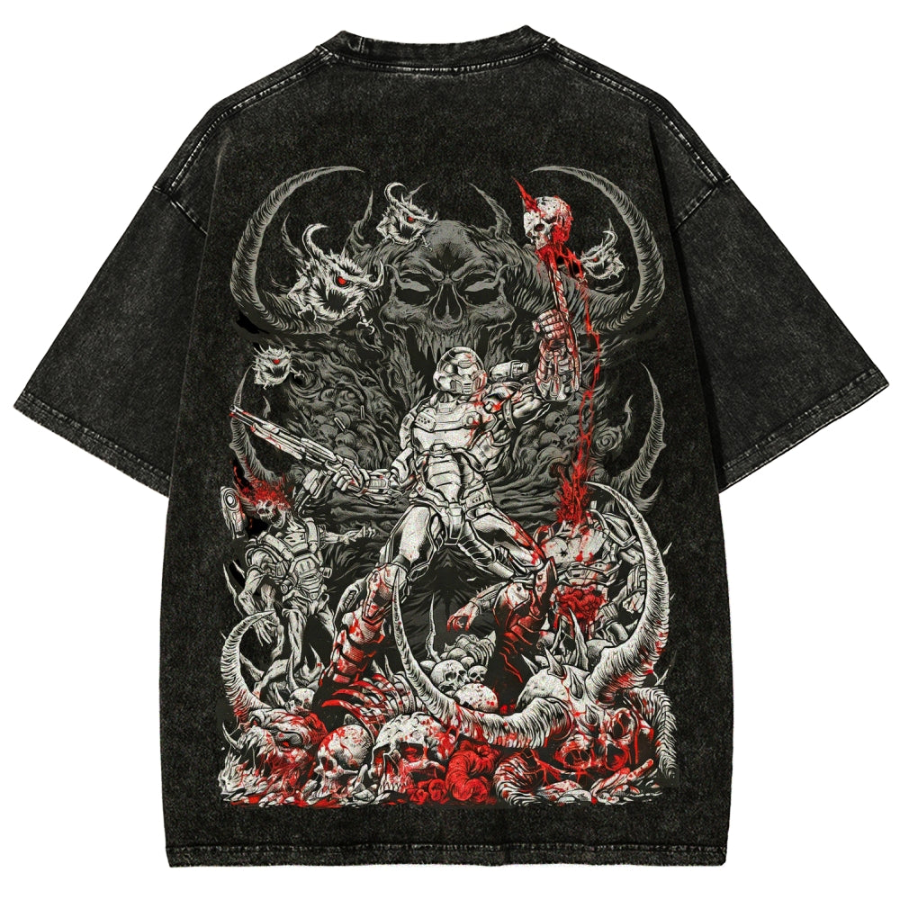 DOOM Unisex Fit Washed T-Shirt 2601010122