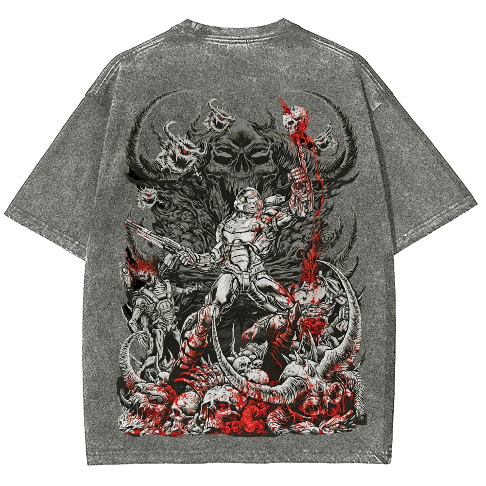 DOOM Unisex Fit Washed T-Shirt 2601010122