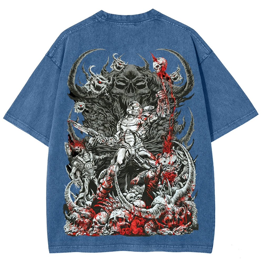 DOOM Unisex Fit Washed T-Shirt 2601010122
