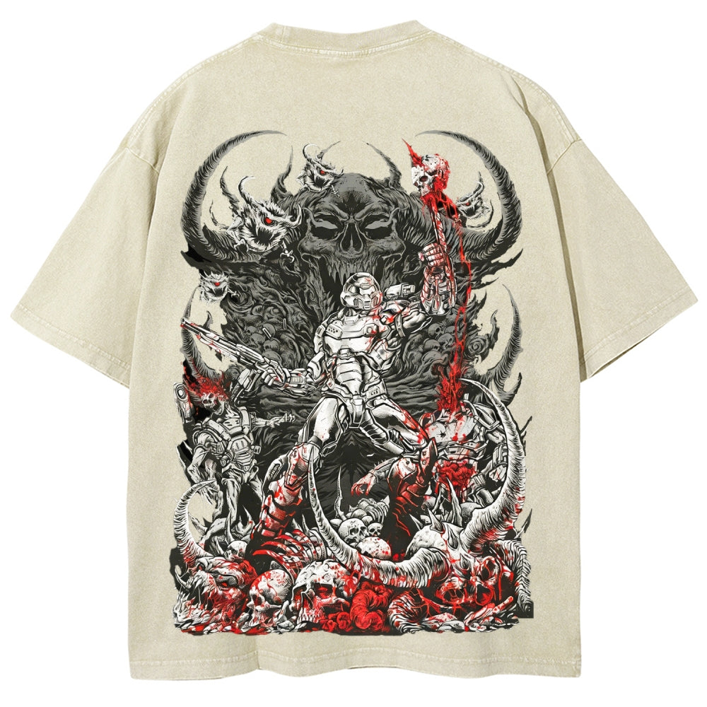 DOOM Unisex Fit Washed T-Shirt 2601010122