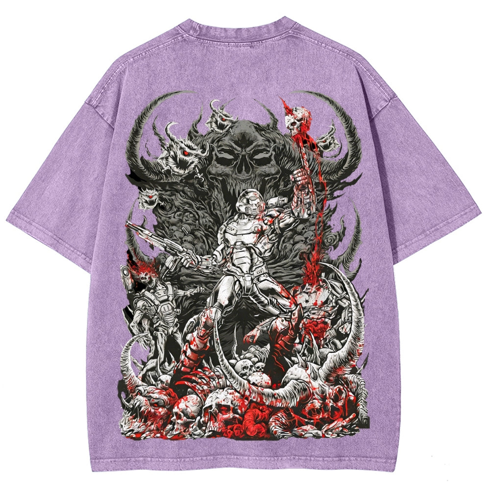 DOOM Unisex Fit Washed T-Shirt 2601010122